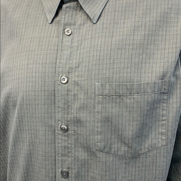 PERRY ELLIS PORTFOLIO Gray Shirt 17 1/2 34/35 - Picture 6 of 7